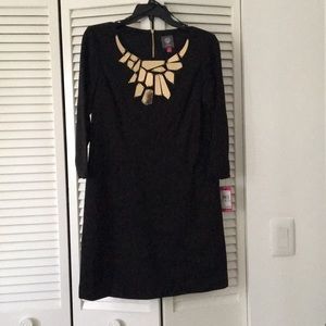 Vince Camuto Black Cocktail Dress
